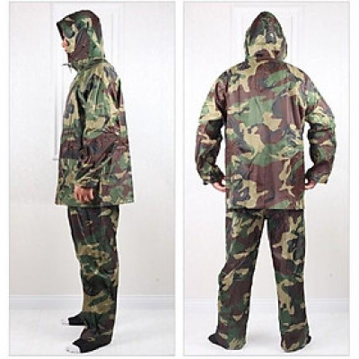 Áo mưa bộ gồm áo quần_dã ngoại_du lịch