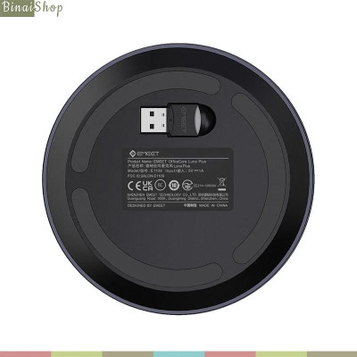 Emeet Luna Plus Kit - Loa Kèm Micro Họp Trực Tuyến, Chống Ồn VoiceIA, Bluetooth 5.0, 8+1 Micrô Dành Cho Nhóm 14 Người- Hàng chính hãng