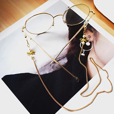 Dây giữ kính đeo cổ nơ xinh đẹp thời trang tiện lợi phong cách Âu Mỹ nổi bật