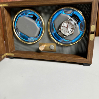 [BH 2 Năm Động Cơ] Hộp xoay 2 đồng hồ có tích điện+Tặng kèm Adapter