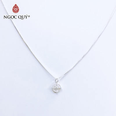 Dây chuyền bạc mặt la bàn - Ngọc Quý Gemstones