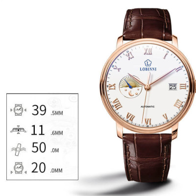 Đồng hồ nam chính hãng LOBINNI L12032-1