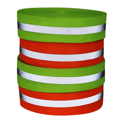 DÂY PHẢN QUANG VẢI 3M, CUỘN DÂY PHẢN QUANG VẢI MAY QUẦN ÁO, DÂY CẢNH BÁO AN TOÀN CÔNG TRÌNH LOẠI 2,5CM