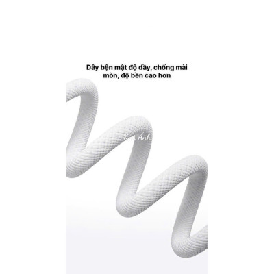 Dây sạc LI-TOP PD15 Công suất 60W bện dù chân Type C to Type C, được dùng thử 30 ngày, bảo hành hàng chính hãng 12 tháng