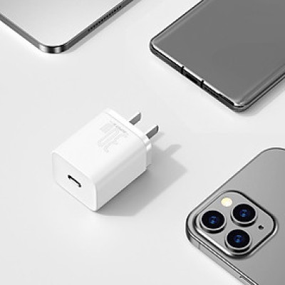 Củ sạc nhanh Baseus 30W, Củ sạc Baseus Si 30W, Củ sạc Baseus Super Si Quick Charger 30W dùng cho iPhone/ Samsung/ OPPO... (30W, Type C, PD/ QC3.0 Quick charger) - Hàng chính hãng
