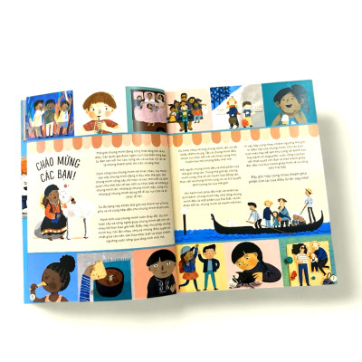 Sách cho bé - XIN CHÀO CÁC BẠN NHỎ TRÊN THẾ GIỚI - Sách tranh