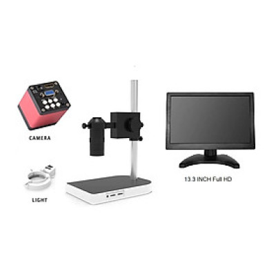 Kính hiển vi kỹ thuật số công nghiệp Terino CAS920-VGA kèm màn hình LCD 13.3 Inch (Phóng đại 7x-100X, Cổng HDMI-VGA) - Hàng chính hãng