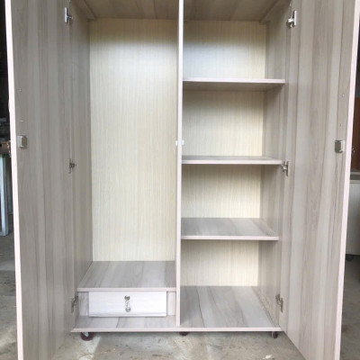 Tủ gỗ 2 cánh mở Juno Sofa kèm hộc kéo tiện lợi kích thước ngang 1m2 x cao 1m8