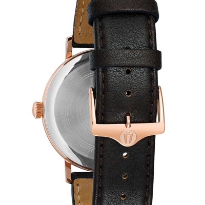 Đồng Hồ Nam Bulova Dây Da 97B154 - Mặt Xám