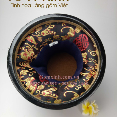 Bao ủ_giỏ ủ ấm Bát Tràng_loại ấm tích 0.75 lít - 1 lít (hàng mây tre đan cao cấp)