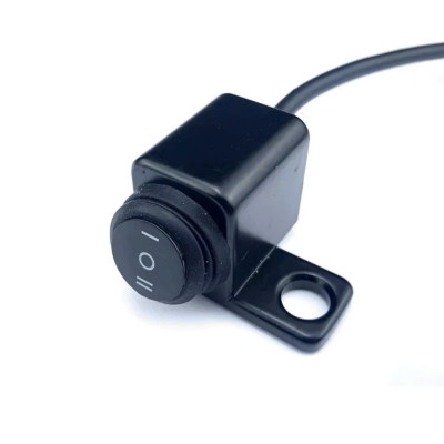 Công Tắc Đèn 3 Chế Độ Gắn Chân Gương Chống Nước Lắp Xe Máy Xe Điện - Hàng Hợp Kim Cao Cấp, Loại Tốt, ĐÈN TRANG TRÍ , ĐỒNG HỒ TREO TƯỜNG