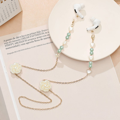 Dây đeo kính dây đeo khẩu trang glasses chain thời trang trái tim và hoa hồng ngọt ngào