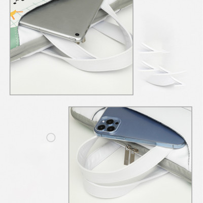 Túi xách da chống sốc laptop máy tính , túi công sở nữ cặp đựng laptop cute dễ thương