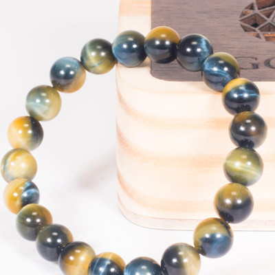 Vòng tay phong thủy đá mắt ưng mệnh thủy , mộc - Ngọc Quý Gemstones