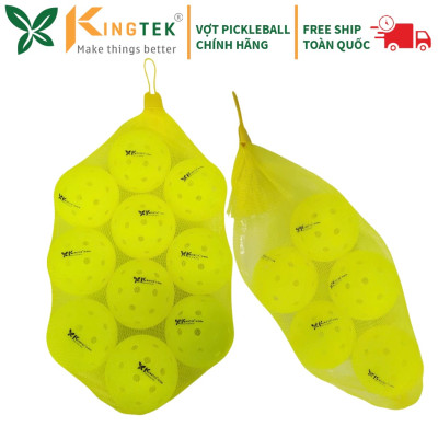 Bóng Pickleball tiêu chuẩn thi đấu Kingtek K-Elite | Combo 20 bóng