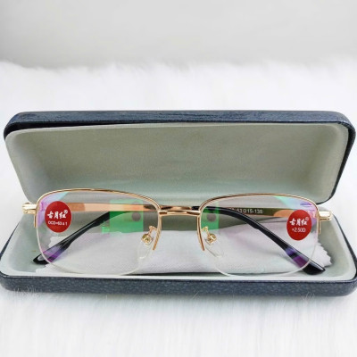 Kính lão hai tròng tròng trên 0 độ tròng dưới có độ đọc sách tặng hộp đựng cao cấp