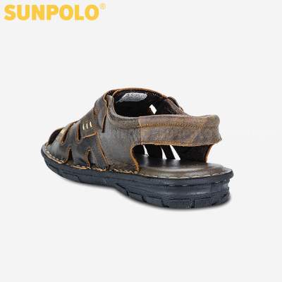 Giày Sandal Nam Da Bò Cao Cấp SUNPOLO SUSDA11
