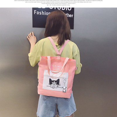 Túi Vải Tote Đeo Chéo XinhStore Hình Mèo