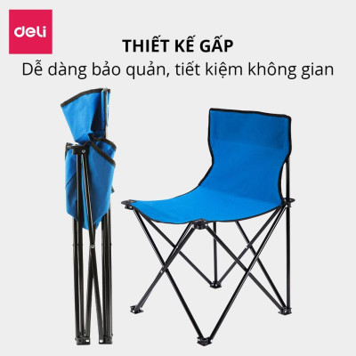 Ghế cắm trại gấp gọn chống nước kèm túi, ghế dã ngoại, câu cá, picnic -  chính hãng AGNITE - 2 size - VS901/VS902