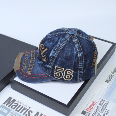 Nón nam, mũ lưỡi trai Ông Địa Rebels phối vải jeans form đẹp thời trang đường phố