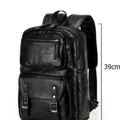 Ba lô da bò nam công suất lớn phong cách châu âu