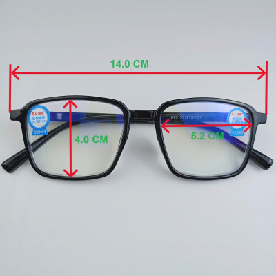 Kính đọc sách gọng nhựa TR90 phom to chống ánh sáng xanh