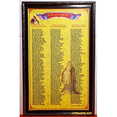 TRANH CHỮ LỜI DẠY CỦA KHỔNG TỬ (KT110*70cm)