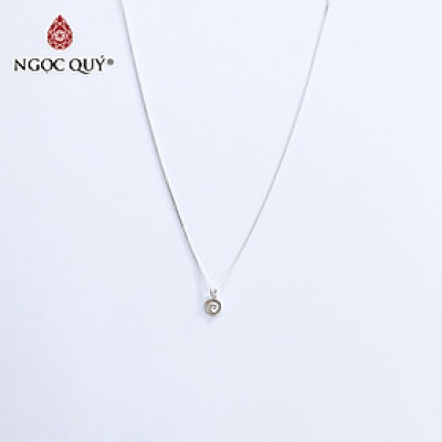 Dây chuyền bạc mặt xoắn ốc - Ngọc Quý Gemstones