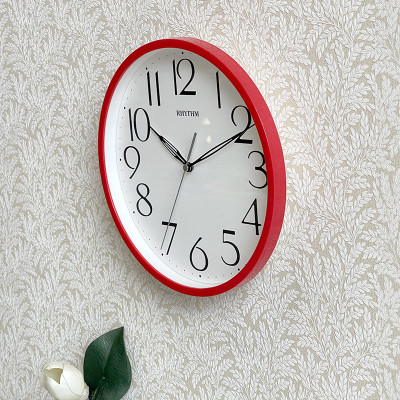 Đồng hồ Rhythm CMG623NR01- Kt 25.5 x 3.5cm, 470g, Vỏ nhựa. Dùng Pin.