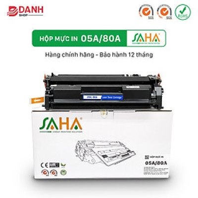 Hộp mực in SAHA 05A/80A cho máy in HP, Canon - Hàng chính hãng