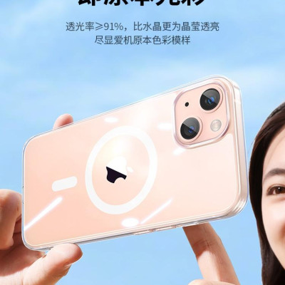 Ugreen UG90131LP536TK Trong Suốt hổ trợ sạc không dây Ốp Lưng Iphone 13 6.1inch - HÀNG CHÍNH HÃNG