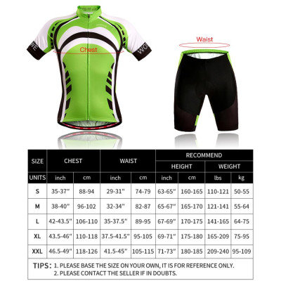 Bộ quần áo đi đạp xe đạp cho nam nữ, quần có đệm thoáng khí, áo ngắn tay chuyên dụng
