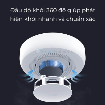 Cảm biến khói Aqara Smoke Sensor Thiết bị cảnh báo khói thông minh Quốc Tế - Hàng Chính Hãng
