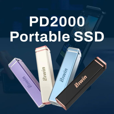 Ổ cứng di động SSD BIWIN PD2000 1TB / 2TB, Chuẩn USB 3.2 Gen 2 x2 bảo hành 5 năm Hàng chính hãng