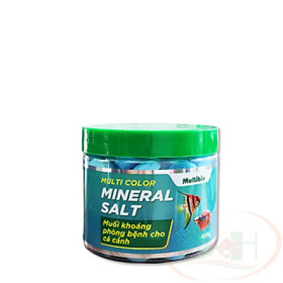 Viên muối khoáng Multi Color Mineral Salt dưỡng bệnh nấm khuẩn bể cá tép thủy sinh