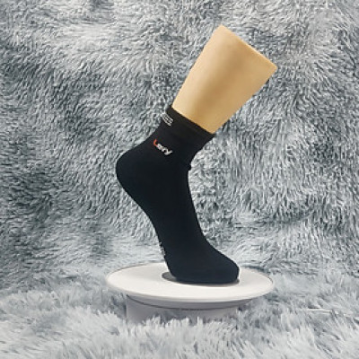 Vớ nam cổ trung Đen E7-VT002