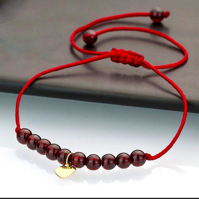 LẮC TAY , VÒNG TAY DÂY CHỈ ĐỎ 10 HẠT THẬP TOÀN THẬP MỸ