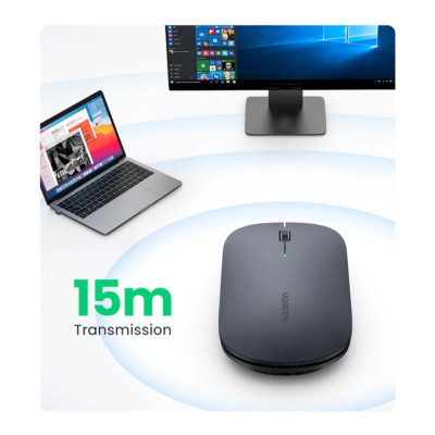 Ugreen UG90374MU001TK 4000dpi 10M 2.4g Màu Xanh Chuột không dây - HÀNG CHÍNH HÃNG