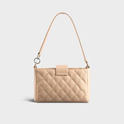 Túi Yuumy ( Thời trang nữ hình chữ nhật họa tiết chần chỉ size 21 - Túi đeo vai da Seasand YN211 )