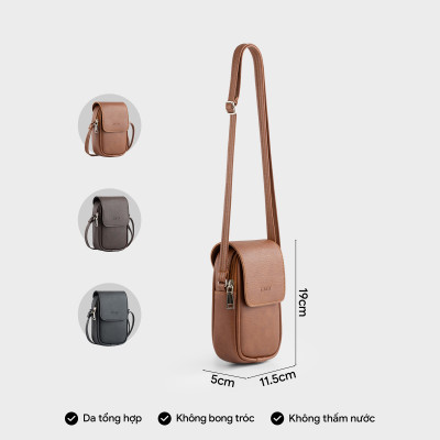 Túi Trita ( Thời trang nữ đựng điện thoại - Túi đeo chéo da RHN150 )