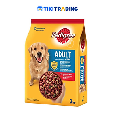 Đồ Ăn Cho Chó Vị Thịt Bò Và Rau Củ Pedigree (3Kg)