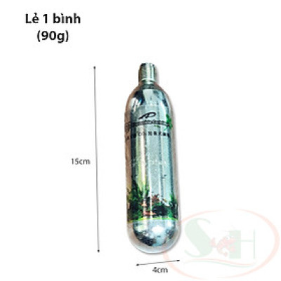 Bình co2 mini Disposable Cartridge dùng 1 lần nhỏ gọn bể thủy sinh nano shallow tank
