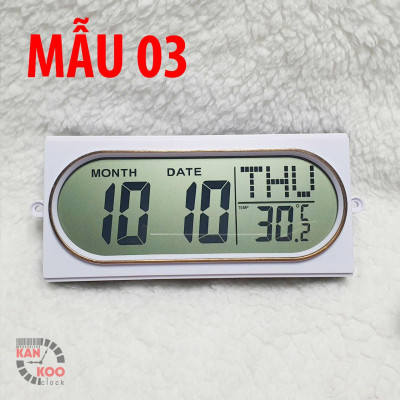 Đồng hồ lịch vạn niên điện tử dùng để gắn lên đồng hồ treo tường có lịch dương, nhiệt độ bảo hành 12 tháng