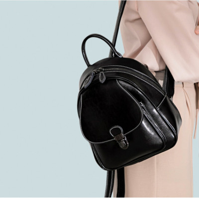 Balo nữ 100% da thật cao cấp phong cách cá tính