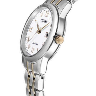 Đồng Hồ Nữ Citizen Dây Thép Không Gỉ EW2314-58A - Mặt Trắng (Sapphire)