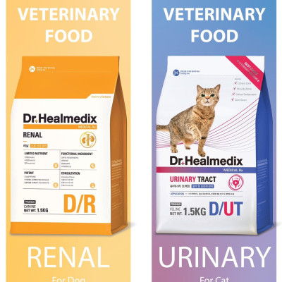 THỨC ĂN HẠT PHÒNG VÀ HỖ TRỢ CÁC BỆNH THẬN VỀ CHO CHÓ - DR. HEALMEDIX RENAL 1,5kg