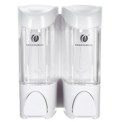 Hộp đựng xà phòng 2 ngăn treo tường CHUANGDIAN 300ml Hộp đựng Dầu gội Sữa tắm