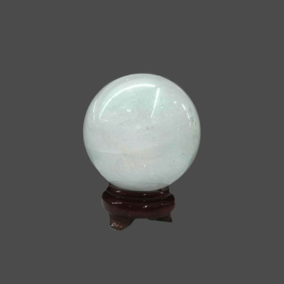 Quả Cầu phong thủy Thạch Anh Trắng đá tự nhiên