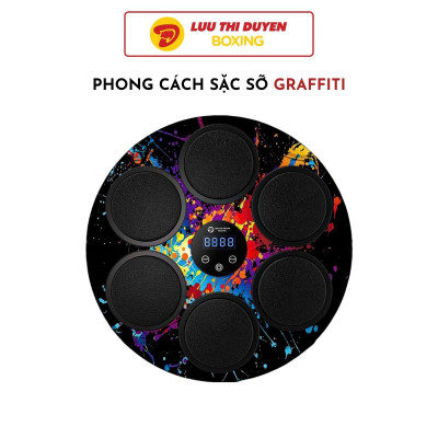 Máy đấm bốc âm nhạc - Lừu Thị Duyên Boxing - Phiên bản 6 điểm đấm - Kết nối bluetooth phát nhạc