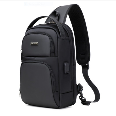 Túi đeo chéo đeo ngực nam có khóa chống trộm chống nước cao cấp phong cách mới